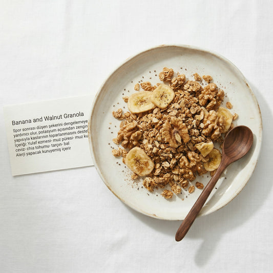 Banana and Walnut Granola